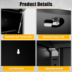 Heavy Duty Metal Wall Mounted Tool Storage Cabinet