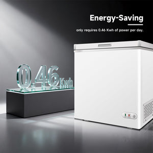 ORIKOOL 5.0 Cu.ft Chest Freezer
