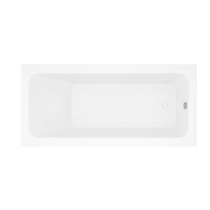 66-Inch Acrylic Built-In Soaking Tub - Glossy