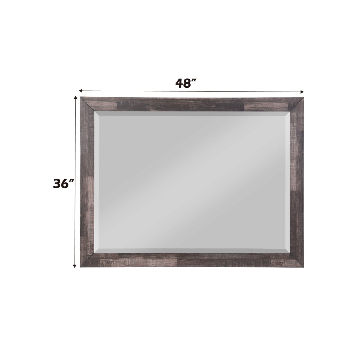 Juniper - Mirror - Dark Brown - Best Buy Furniture