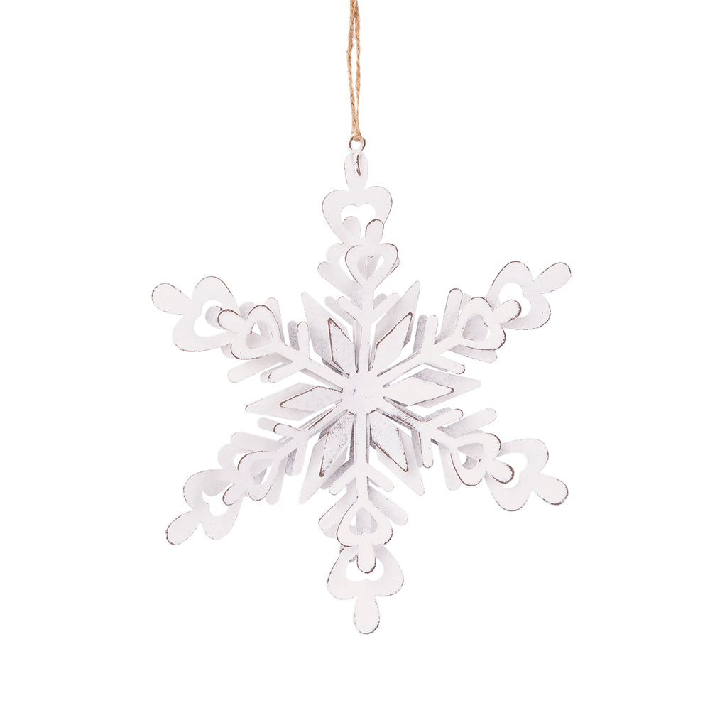 Iron Snowflake Hanger - Set of 6