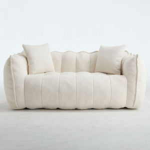 Cozy Beanbag Chair With High Resilience Foam Core For 2