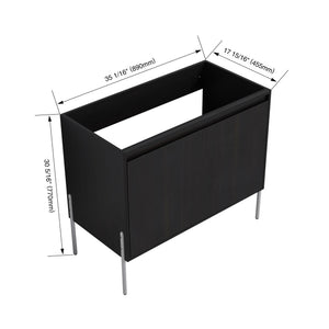 Freestanding Bathroom Vanity & Soft Close Cabinet Doors