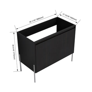 Freestanding Bathroom Vanity & Soft Close Cabinet Doors