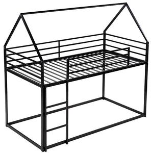 House Bunk Bed With Built In Ladder