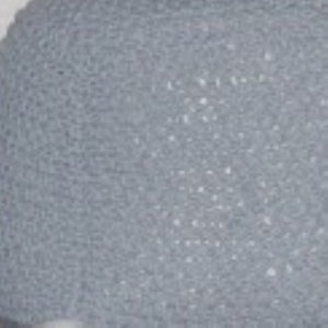 Semi Rounded Pouf, Cable Knitted, Perfect Seating
