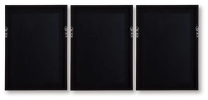 Jossletts - Wall Art Set (Set of 3) - Orange / Black / Ivory - Best Buy Furniture