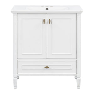 Freestanding Vanity With 1 Drawer & 2 Soft Close Doors With Door Mounted Storage