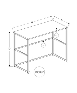 Computer Desk, Home Office, Laptop, Left & Right Set-Up, Storage Drawers, Work, Contemporary, Modern - Black - Best Buy Furniture