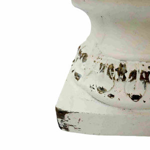 Antique White MGO Garden Planter with Drainage – Garden Pot
