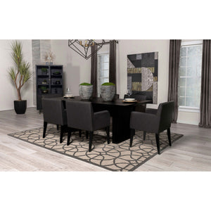 Houston - Rectangular Double Dining Table Top - Black
