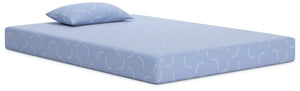 Ikidz Ocean - Mattress Twin size And Pillow Set of 2 - Blue - Best Buy Furniture