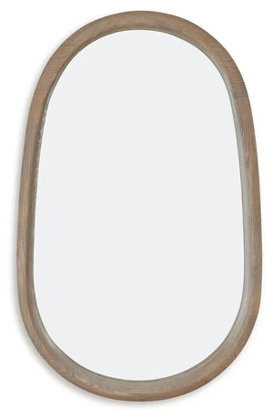 Aarilynn - Accent Mirror - Antique Brown - Best Buy Furniture