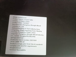 29.53" Tall Console Table with Drawers