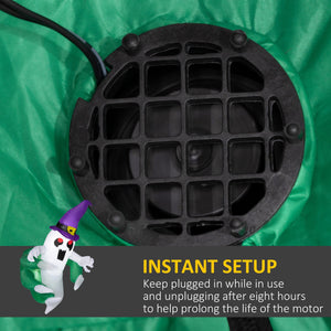 4ft Animated Inflatable Ghost with LED Illumination - view 5