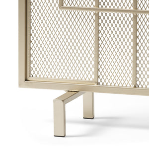 Dorothy - Modern Single Panel Iron Fire Screen