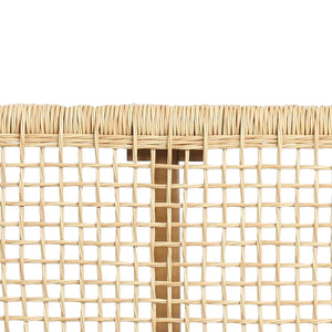 Angie - Bench Outdoor Seating Acacia Wood Faux Rattan - Teak