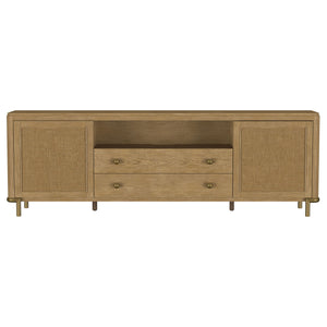 Benson - 2 Door TV Stand With Dual Drawers