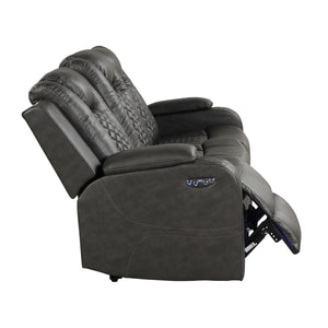 Benz - LED & Power Recliner With Adjustable Headrests And Ambient LED Lighting