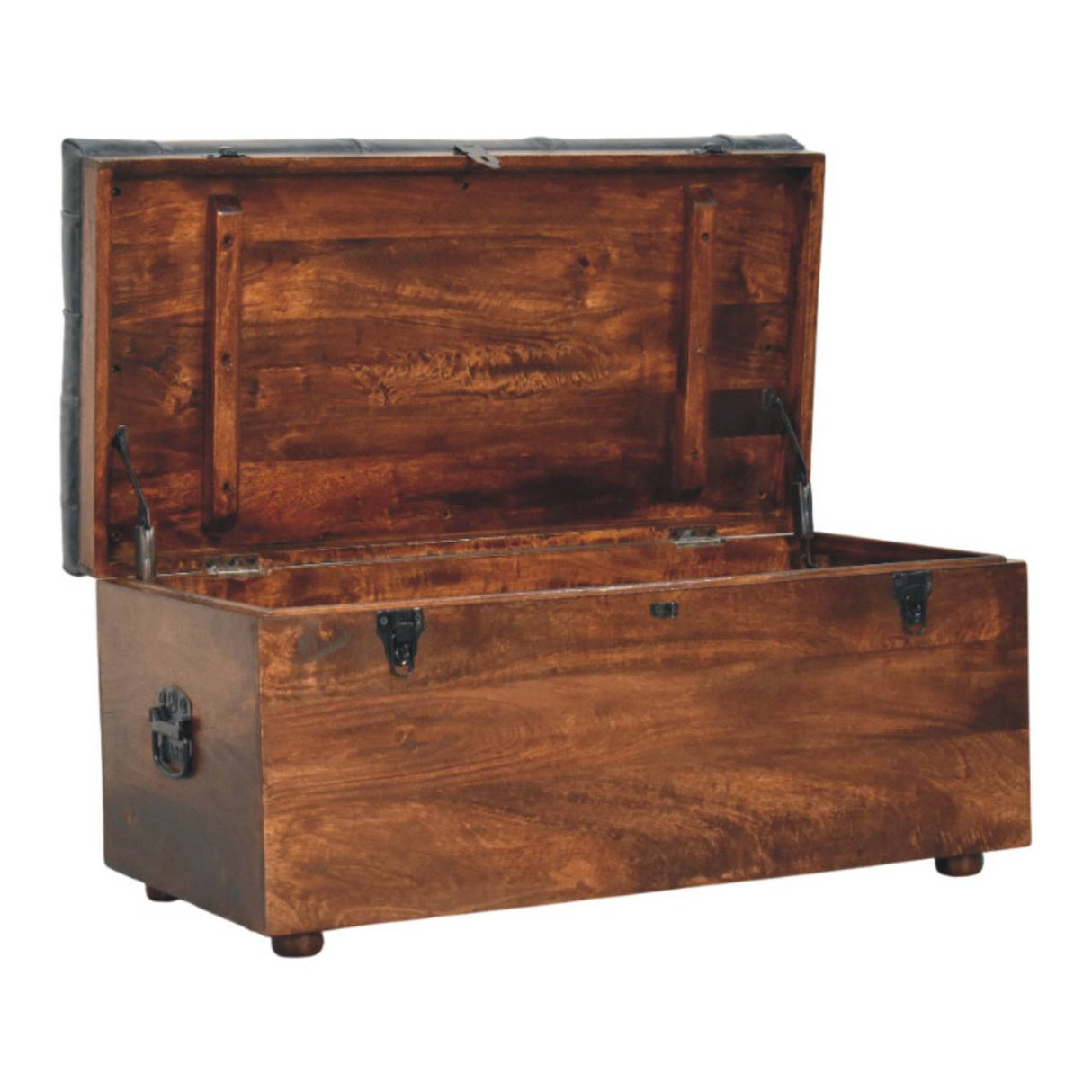 Solid Wood Storage Bench