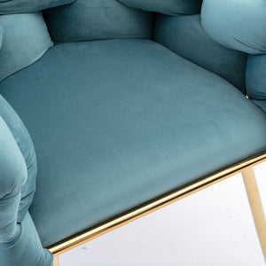 Luxury Modern Simple Leisure Single Sofa Chair Bedroom Lazy Person Household Dresser Stool Manicure Table Back Chair