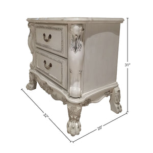 Dresden II - Nightstand - White - Best Buy Furniture