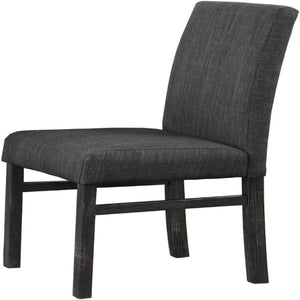 5 Piece Transitional Dining Set With Table And Upholstered Chairs