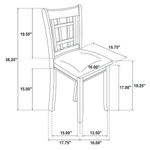 Lattice Back Side Chairs (Set of 2)