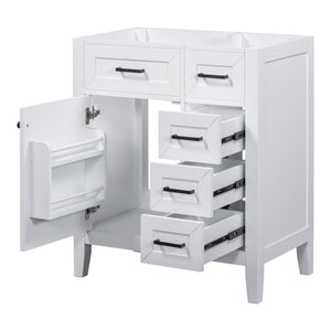 30" Bathroom Vanity Cabinet Base Without Sink
