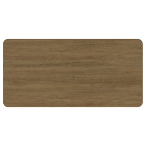 Benson - Extension Leaf Dining Table With Trestle Base - Sand