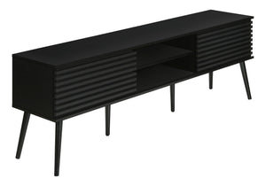 TV Stand, Media Entertainment Center, Storage Cabinet, Console, Storage Shelves, Bedroom, Living Room, Contemporary, Modern - Black - Best Buy Furniture