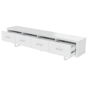 TV Stand With Slatted Drawers