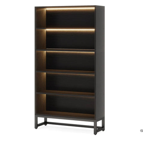 5 Tier Heavy Duty Bookshelf for Living Room