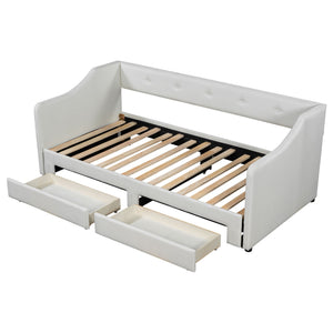 Upholstered Daybed With 2 Drawers