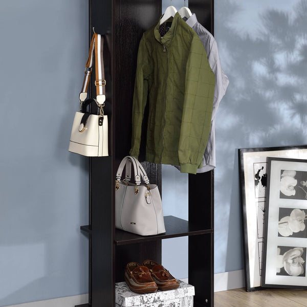 Kolen - Hall Tree - Espresso - Best Buy Furniture
