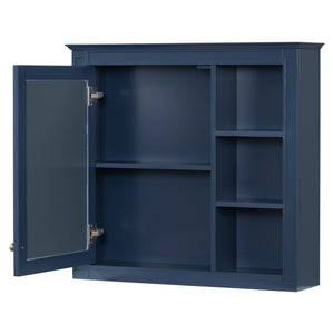 Wall Mounted Medicine Cabinet With Mirror And 3 Open Shelves