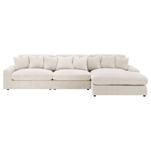 Cassidy - Upholstered Sectional Sofa With Reversible Cushions