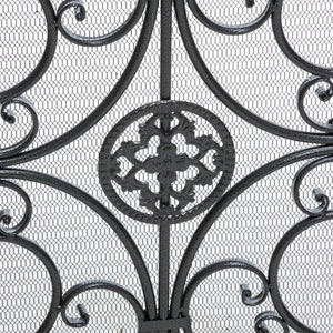 Darcie - Wrought Fireplace Screen, Ornate Design - Best Buy Furniture