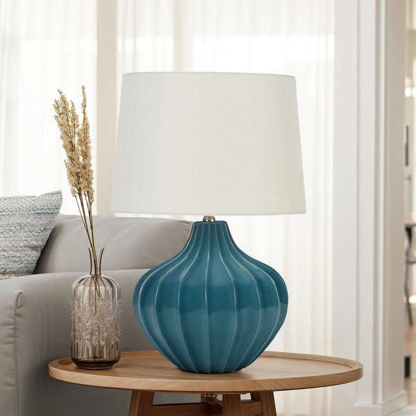 Lighting, Table Lamp, Ceramic, Transitional - Blue - Best Buy Furniture
