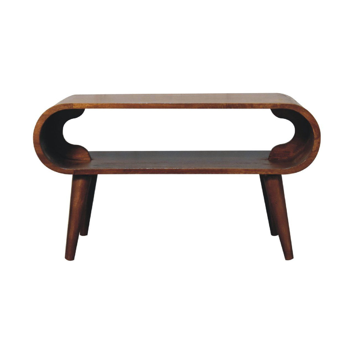 Solid Wood Open Coffee Table