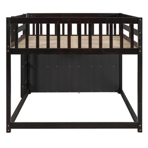 Bunk Bed With 4 Drawers And 3 Shelves