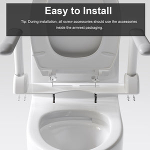 Upgraded Design Armrest, With Glossy Gw 007 1 Piece Toilet With Tornado Flush, Soft Close Seat, Dual Flush Map 1000G, Comfort Chair Seat - Gloss White