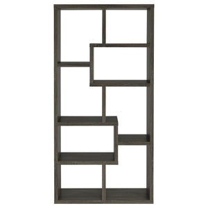 8 Shelf Geometric Bookcase