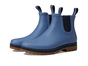 LLBean Women's Rugged Wellie Chelsea Boot - Moonlight Blue/Classic Navy