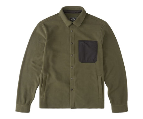 Billabong Men's ADiv Furnace Explorer Fleece - Dark Olive, Small