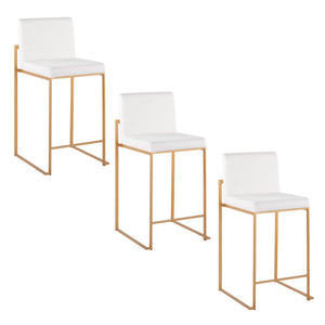 Fuji - Contemporary High Back Stylish Counter Stool