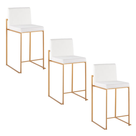 Fuji - Contemporary High Back Stylish Counter Stool