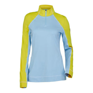 Spyder Women's Savona Zip T-Neck Frost - XLarge