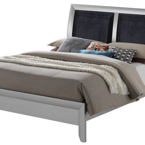Padded Headboard Design Panel Bed