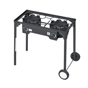 2 Burner Outdoor Propane Gas Stove, 150,000 BTU